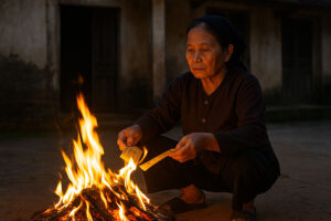 hoa vang dot ma